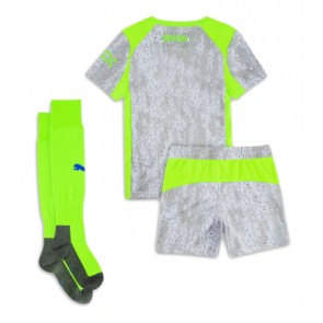 Manchester City Tredjetrøje Børn 2025-26 Kortærmet (+ Korte bukser)